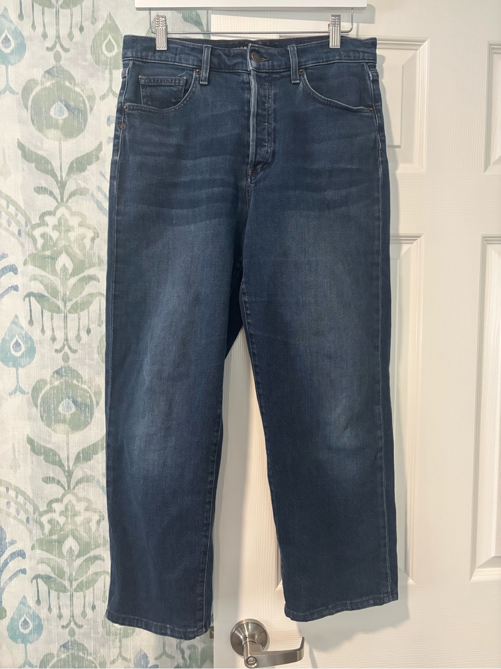 Veronica Beard Blake high rise Cropped Straight Jeans size 29